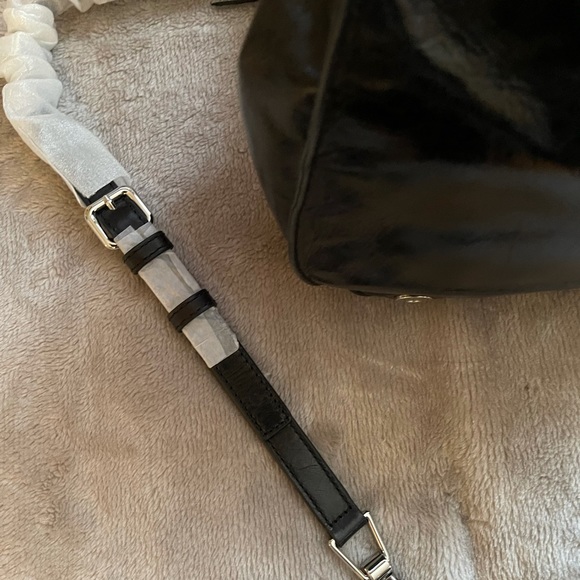 Rebecca Minkoff vanity saddle bag in black - Picture 6 of 9